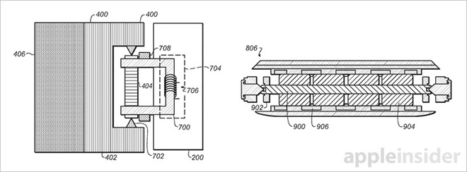 New wrist band design could make Apple Watch thinner