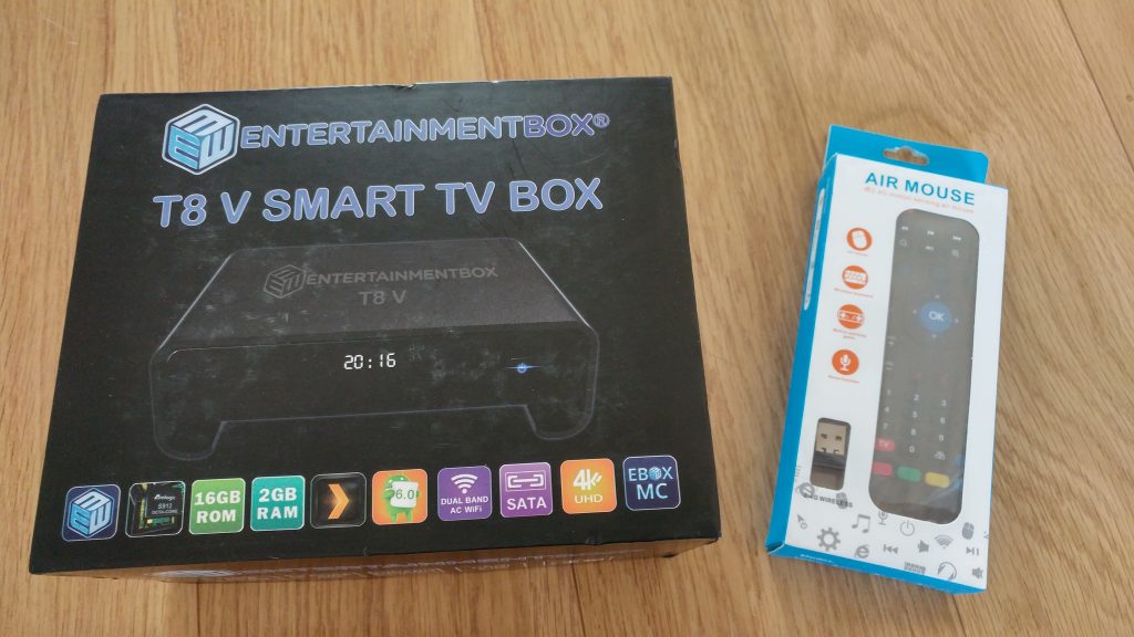 First look   The EBox T8 V Streaming TV Box   Version 5