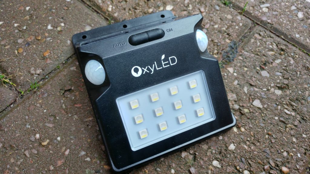 OxyLED SL07 Solar Sensor Light   Review