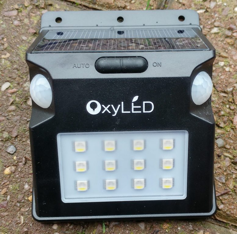 OxyLED SL07 Solar Sensor Light   Review