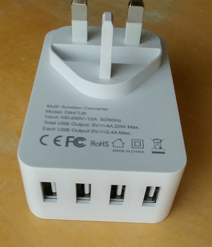 dodocool 4 Port USB Charger   Get a discount with Coolsmartphone