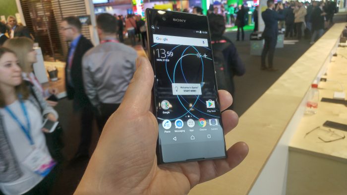 MWC   The Sony Xperia XA1 and XA1 Ultra. Up close.