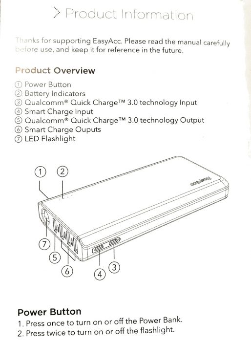 EasyAcc Power Bank Review