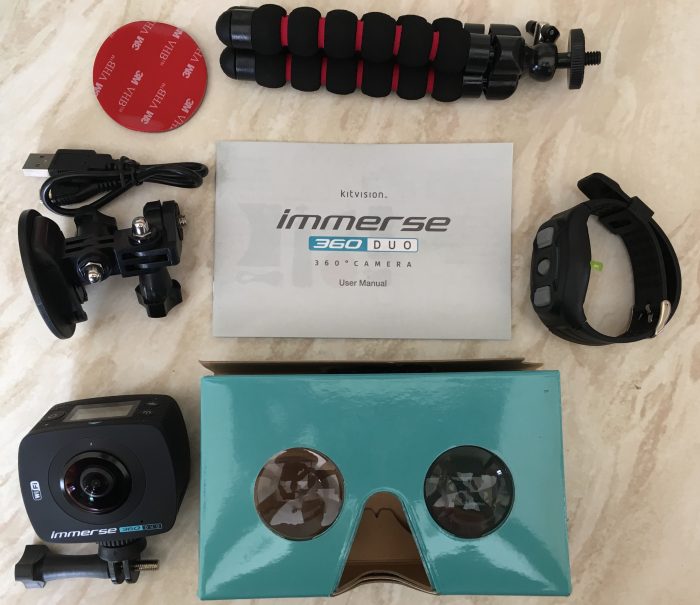 The Kitvision Immerse 360 Duo 360 Degree Camera   Review
