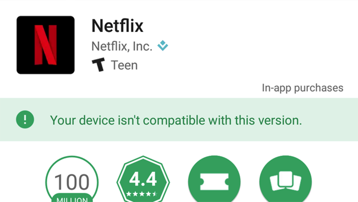 Latest Netflix update wont install on rooted devices
