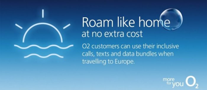 O2 announce inclusive European roaming too