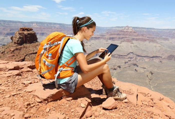 When a smartphone helps you with your backpacking