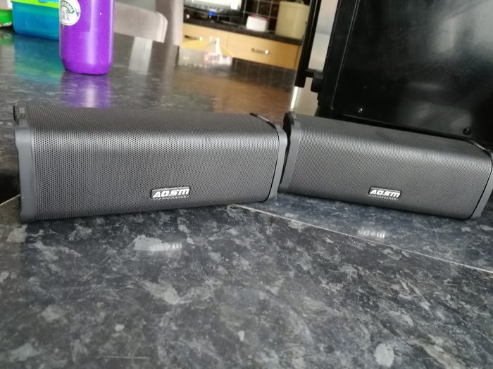 AOSM Dual Stereo Bluetooth Speakers   Review