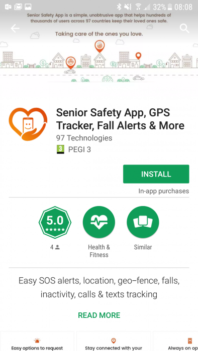 Senior Safety App   Review