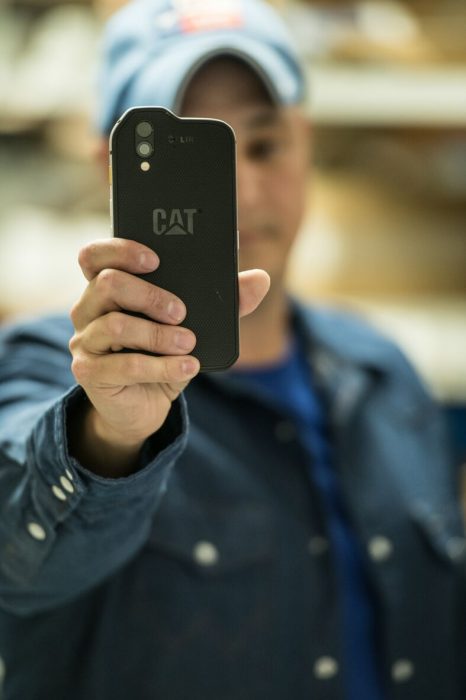 #MWC18   The CAT S61. A phone that can smell.