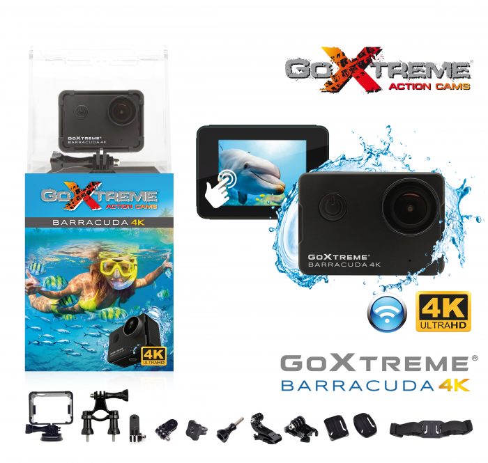 GoXtreme Introduces the ‘Barracuda 4K’ Ultra HD Waterproof Action Cam