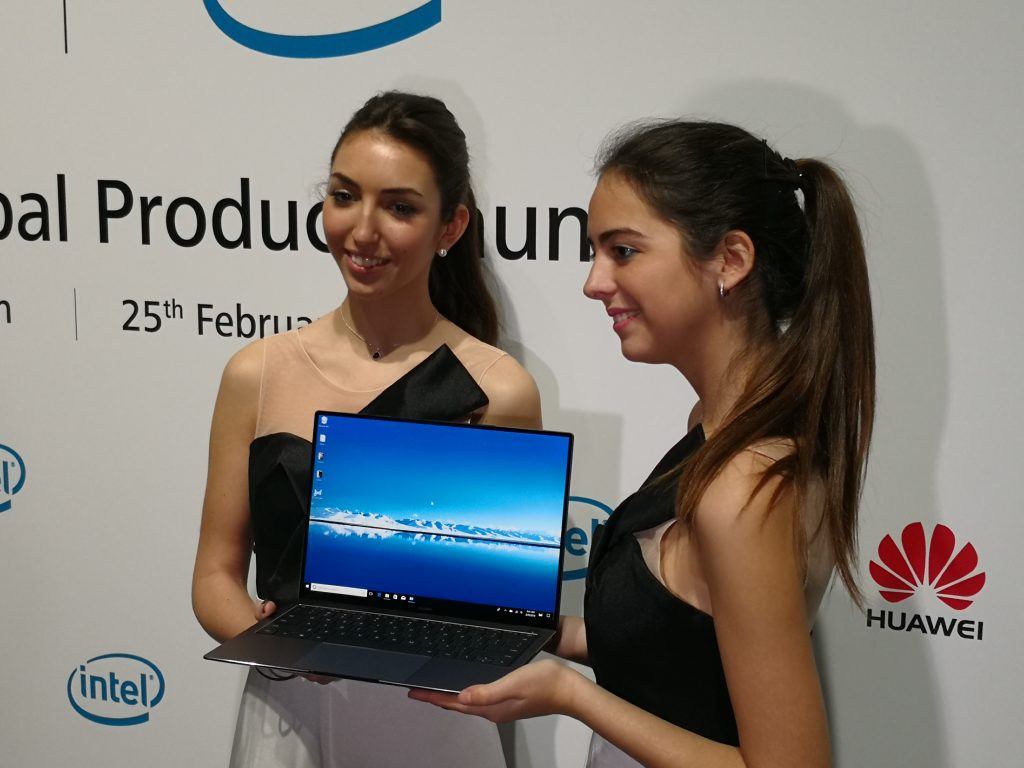 #MWC2018 Huawei also unveil the MateBook X Pro