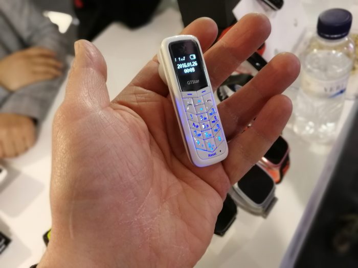 #MWC18   Want a tiny phone that you can stick in your ear?