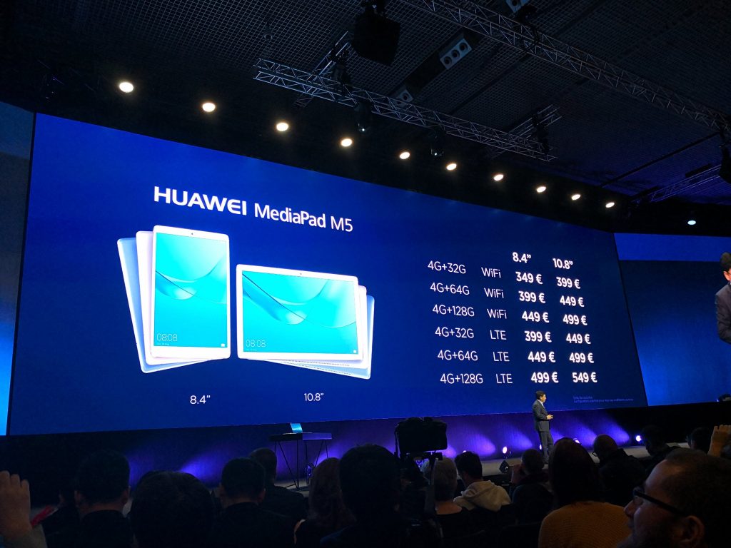#MWC2018 Huawei Unveil Mediapad M5 series