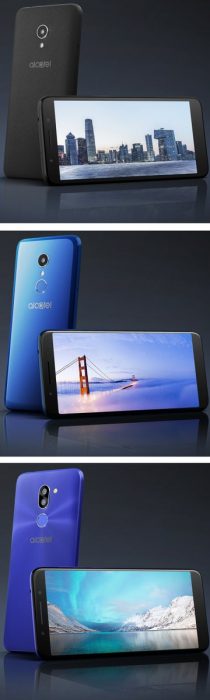 #MWC18   Alcatel 1x, 3, and 3x revealed