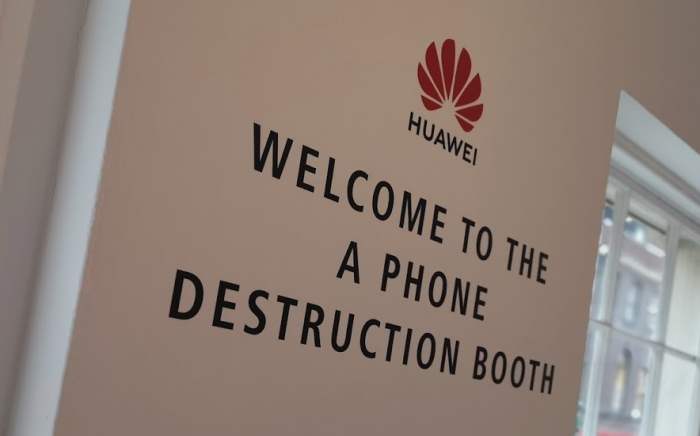 Smash your phone up. Right now. Go on. Huawei want you to.