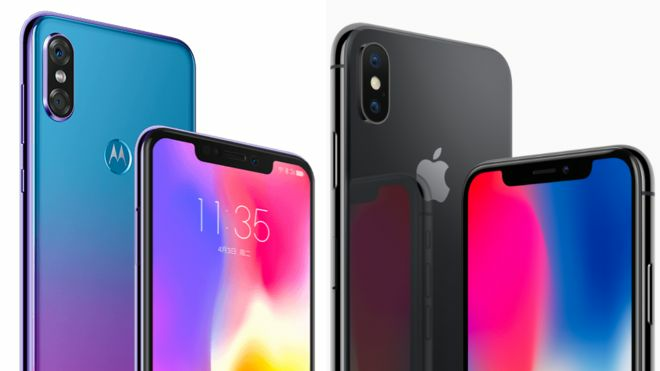 Motorola P30 is a dead ringer for the iPhone X