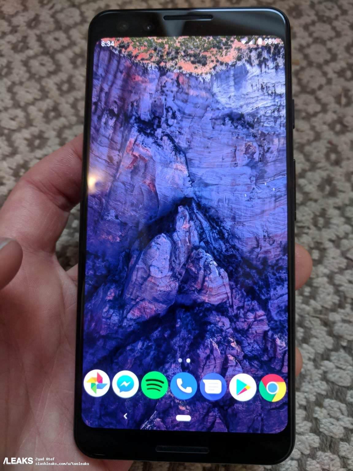 Google Pixel 3 finally leaks