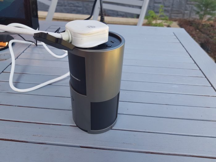 A cool experiment with the Novoo portable charger