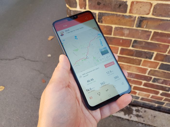 A week with the Honor 8X. Day 3   Strava and battery life!