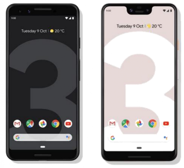 Google Pixel 3 and 3XL are now official