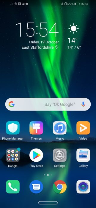 A week with the Honor 8X. Day 4 – The GUI