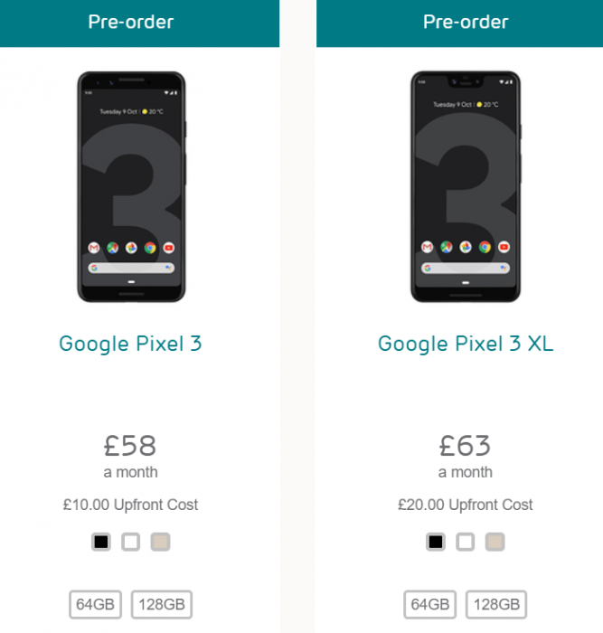 EE to take the Google Pixel 3 and Pixel 3 XL