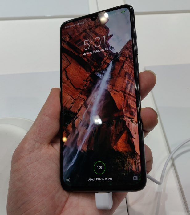 MWC   Up close. The Xiaomi Mi 9