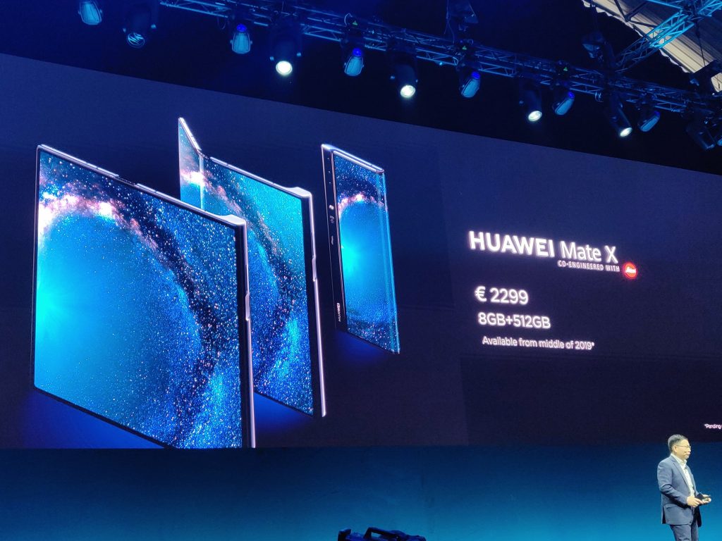 MWC   Huawei launch the Mate X Folding phone