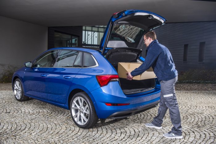 Skoda testing deliveries direct to your boot