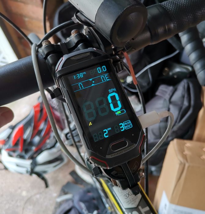 An Android bike computer