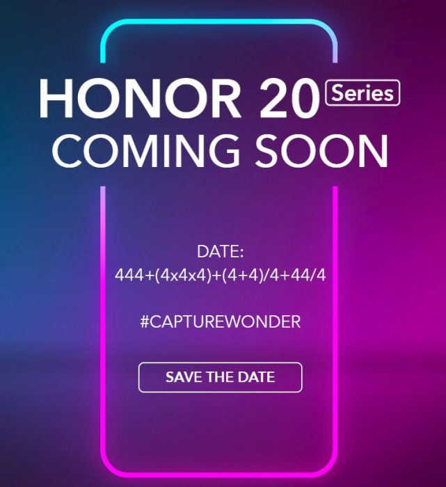 New HONOR 20 Series incoming