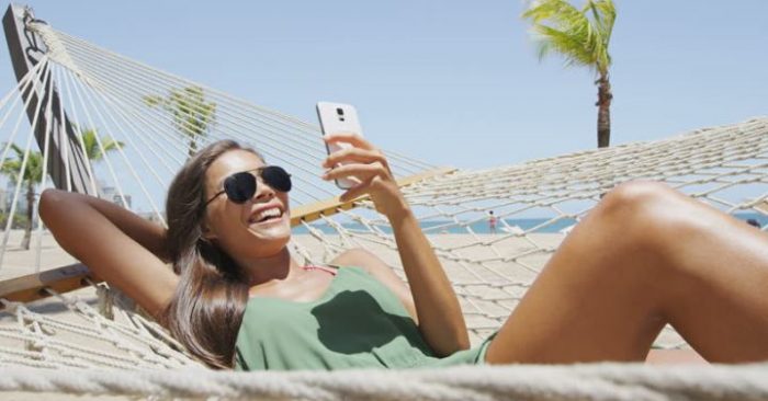 Did you relax on holiday? Many are still glued to their phones